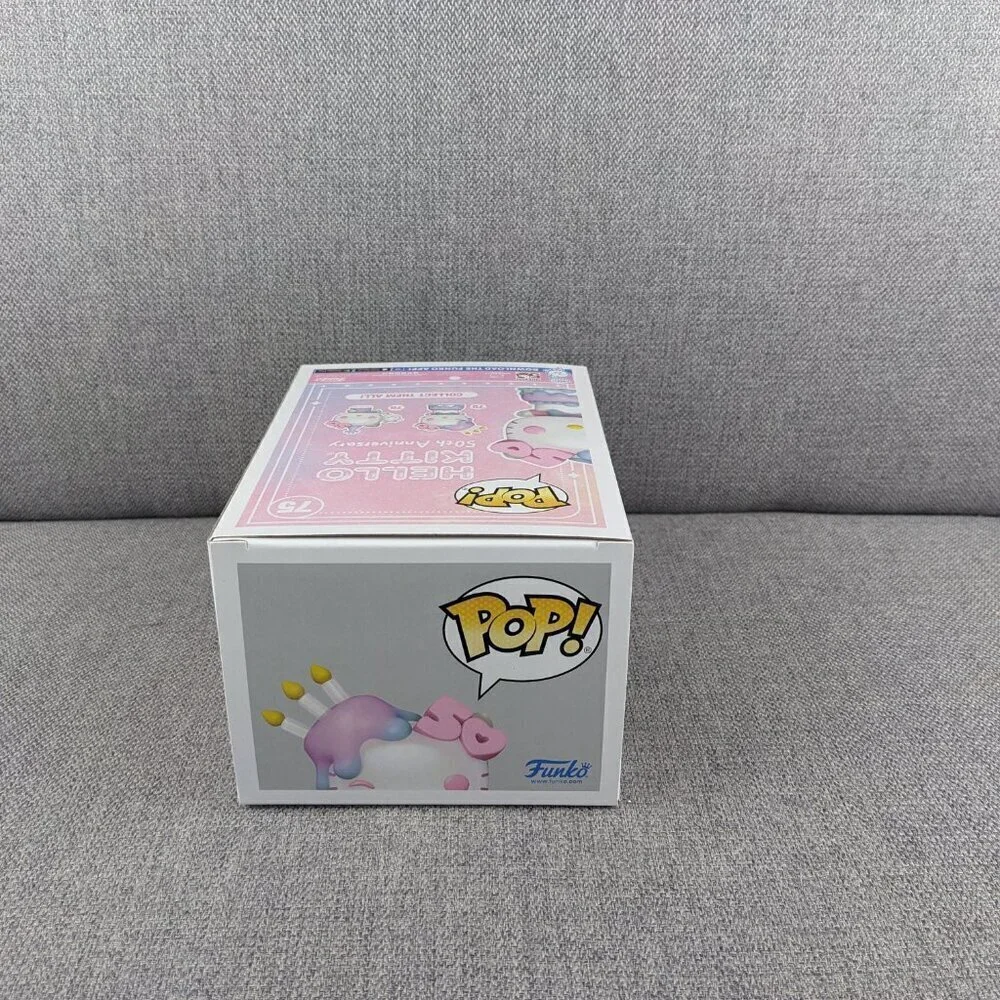 Sanrio Hello Kitty 50th Anniversary Hello Kitty with Cake Funko Pop! Vinyl - Picture 5 of 6